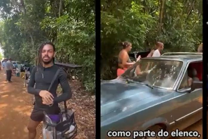 Penedo virou um palco de filmagens, sabia? Nosso cenário - e personagens - compõem o filme Olhe Para Mim.