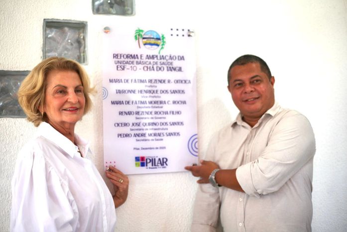 Prefeitura de Pilar encerra o ano com entrega de unidade de saúde no Loteamento Manguaba