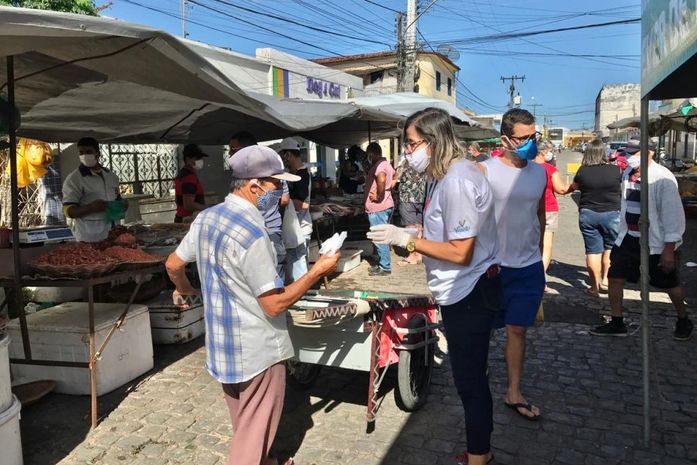 Bairro Brasília recebe ação integrada da Prefeitura de combate ao Covid-19