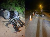 Motociclista morre após colidir com carro que rebocava jet ski, em Traipu