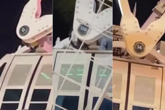 Roda-gigante de Maceió pula o número 13 e causa reviravolta nas redes