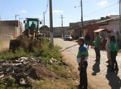 Verdes Campos é beneficiado com mutirão de limpeza em Arapiraca