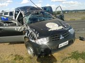 Capotamento de viatura deixa quatro policiais feridos em Delmiro Gouveia