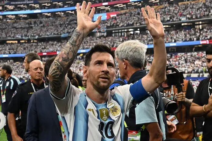 Pela última vez, Lionel Messi entra em campo pela Argentina nesta terça