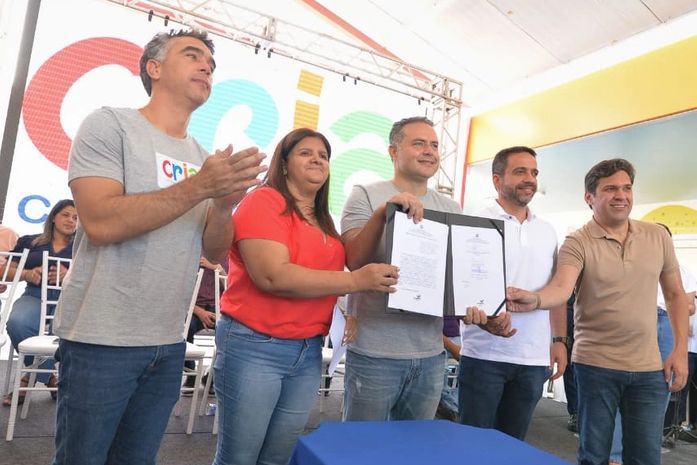 Primeira Creche do Programa Cria é inaugurada em Delmiro Gouveia e matrículas já estão sendo realizadas
