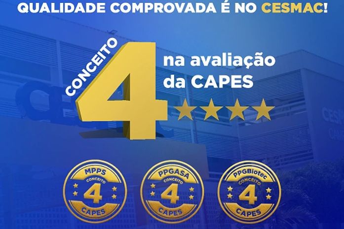 Programas Stricto Sensu Cesmac se consolidam entre as pesquisas desenvolvidas no Brasil com nota 4 na avaliação da CAPES