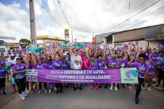 Move Mulher: Prefeitura de Rio Largo promove manhã especial em celebração ao Dia Internacional da Mulher