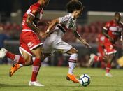 São Paulo derrota o CRB e abre vantagem na partida de ida da Copa do Brasil