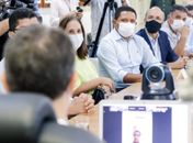 Renan Filho lança ações na área da Saúde e anuncia Programa Vacina Alagoas em reunião com prefeitos
