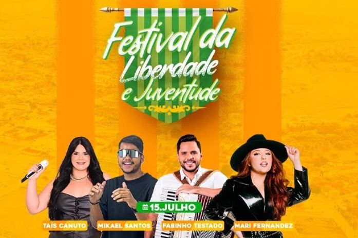Assista ao segundo e último dia de shows do 3º Festival da Liberdade e Juventude de Girau do Ponciano