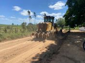 Prefeitura de Lagoa da Canoa intensifica recuperação de estradas na zona rural