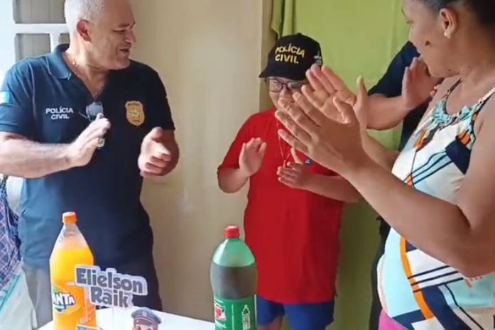 Polícia Civil realiza sonho de menino com autismo em festa de aniversário em Porto Calvo

