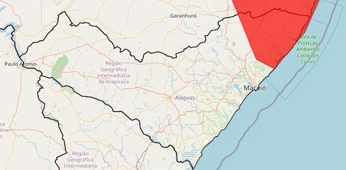 Chuvas intensas colocam 18 municípios alagoanos em alerta vermelho; confira