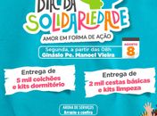 Prefeitura de Penedo promove Dia da Solidariedade para famílias carentes na próxima segunda, 08