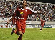 Atacante Testinha, um dos destaques do Rio Branco-AC