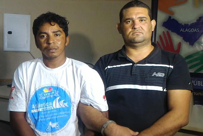 Sidney Carvalho, de 33 anos e Alexandro dos Santos, de 28 anos