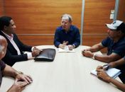Júlio Cezar (PSB) com superintendente do Cigip