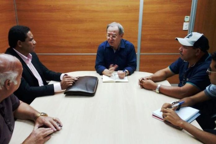Júlio Cezar (PSB) com superintendente do Cigip