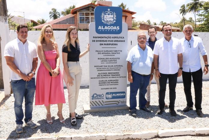 Governo de Alagoas entrega importantes obras na celebração do aniversário de Paripueira