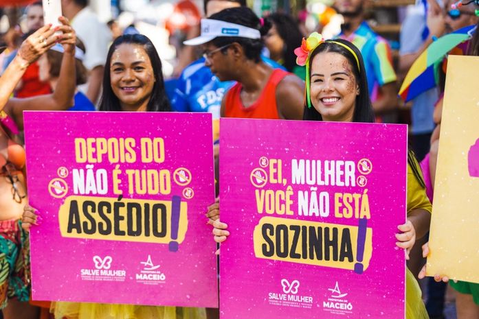 Secretaria da Mulher leva ações educativas para as prévias de carnaval neste sábado (22)