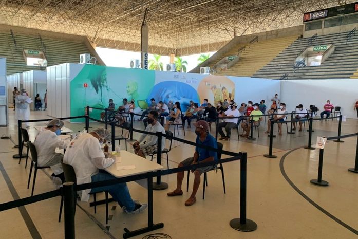 Central de Triagem no Ginásio do Sesi funciona 24 horas por dia