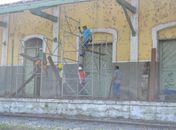 Estação do Trem, em obras de recuperação
