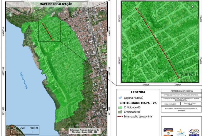 Defesa Civil interdita via para obras de drenagem em Bebedouro; confira