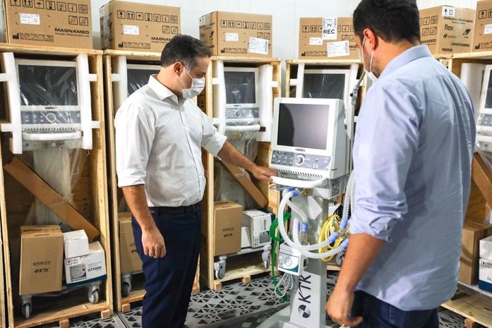 Governo de Alagoas recebe 30 respiradores