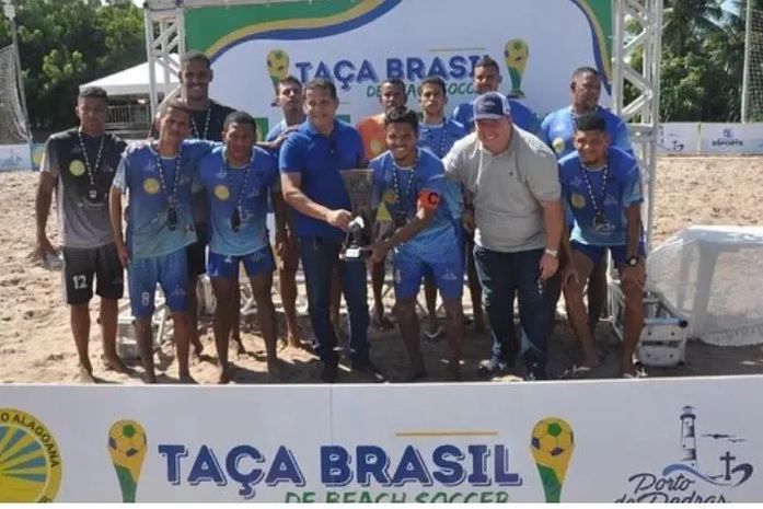 Porto de Pedras/AL comemora sucesso da Taça Brasil de Beach Soccer ocorrida durante cinco dias na cidade