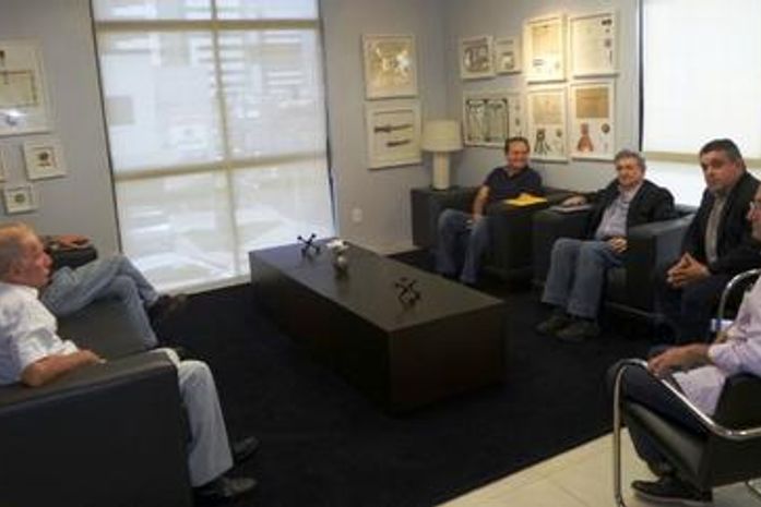 James Ribeiro tem encontro com o senador Renan Calheiros