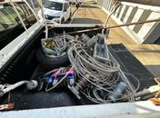 Homem é autuado em flagrante por receptação de equipamentos de rede elétrica e por resistência à prisão