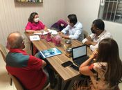 Deputada Federal Tereza Nelma se reúne com Pró-Reitor da Ufal, Clayton Santos, e diretor-presidente da Fundepes, Ricardo Wanderley, para discussão de projetos em prol da saúde e inclusão social