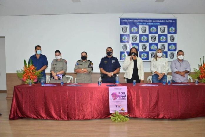 Palestra sobre a Patrulha Maria da Penha é realizada em São Miguel dos Campos