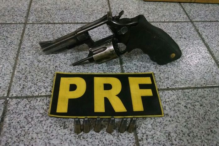 Arma apreendida no Carié