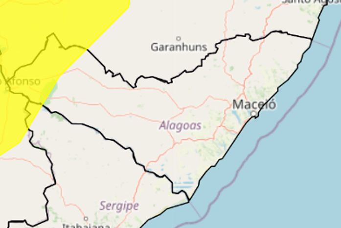 Alerta amarelo: Inmet sinaliza baixa umidade em sete cidades do Sertão Alagoano