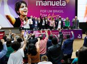 Deputada gaúcha defendeu Lula e fez discurso com fortes críticas ao governo Temer e à Justiça brasileira