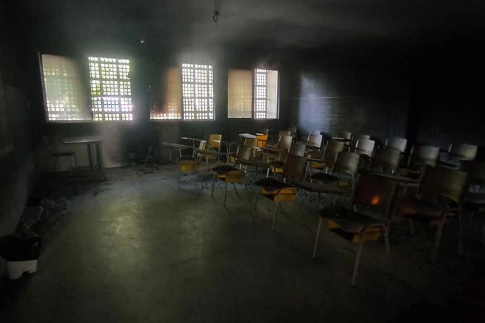 Ar-condicionado pega fogo e causa princípio de incêndio em escola de Penedo; aulas são canceladas