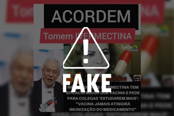 É falso que ivermectina seria mais eficaz que vacina contra Covid-19