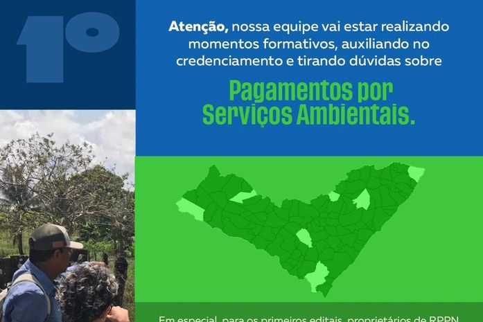 Arapiraca sediará 1º momento formativo do Pagamento por Serviços Ambientais (PSA)