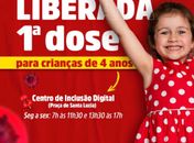 Penedo começou a vacinar crianças com 4 anos de idade contra a Covid-19