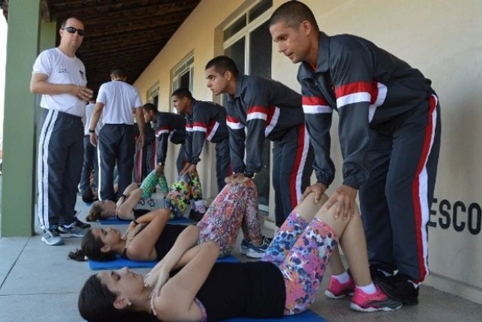 Concurso da PM: candidatos iniciam testes de aptidão física