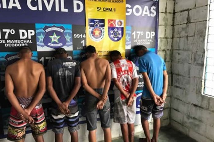 Um jovem e cinco menores são presos acusados de matar um homem na manhã desta quinta (5)