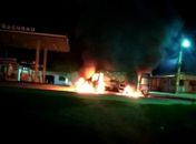 Ambulância transportando criança de cinco anos pega fogo na AL-220