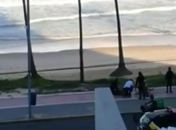 Polícia Militar afirma que abordagem na praia atendeu denúncia contra homem armado