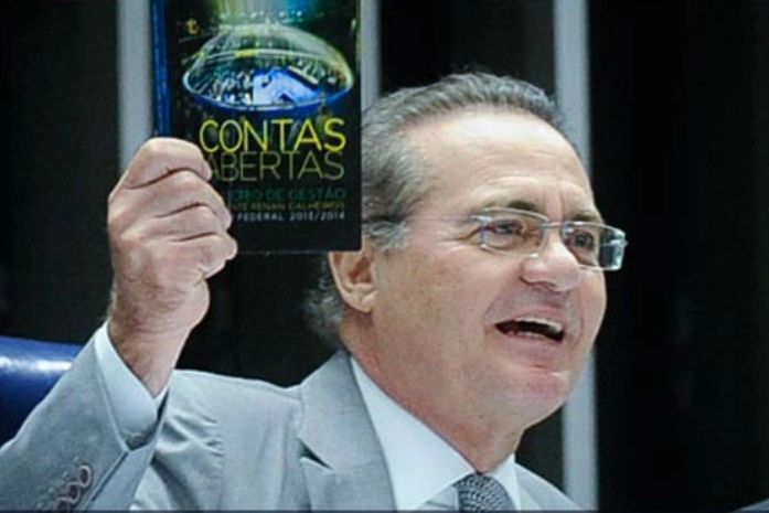 Senador Renan, com relatório de gestão