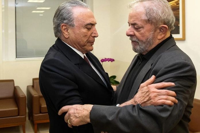 Michel Temer e Lula