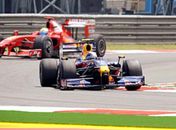 Vettel sai na frente no GP da China. Foto: G1