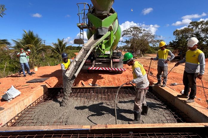 Prefeitura de Penedo conclui mais uma etapa da construção da ponte da Ponta Mofina