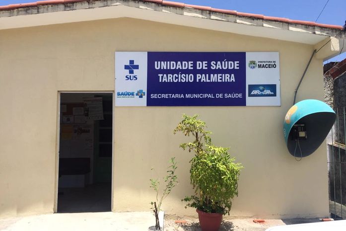Unidade de Saúde Tarcísio Palmeira, no Pontal da Barra
