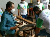 Secretaria do Meio Ambiente de Anadia amplia atividades na oficina de materiais recicláveis